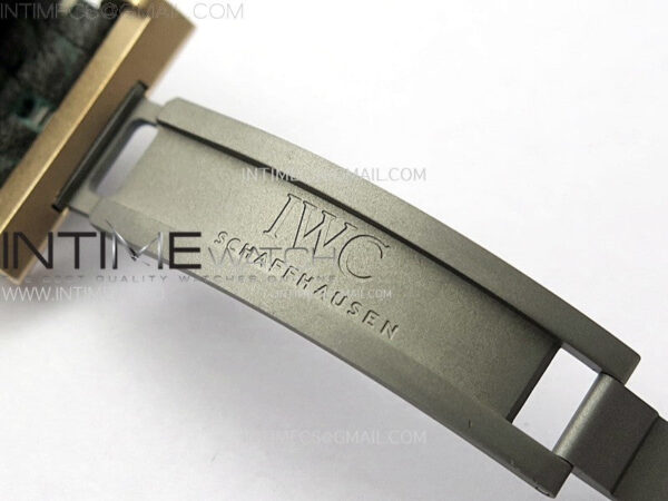 Big Pilot IW329702 Bronze M+F 1:1 Best Edition Green Dial On Brown Leather Strap SEIKO 8N-24 – Bild 14