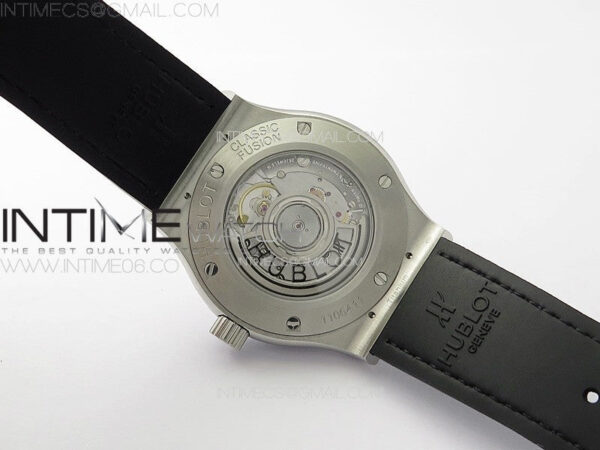 Classic Fusion 42mm SS Paved Diamonds Case And Bezel B50F Paved Diamonds Dial On Blue Gummy Strap A2892 – Bild 16