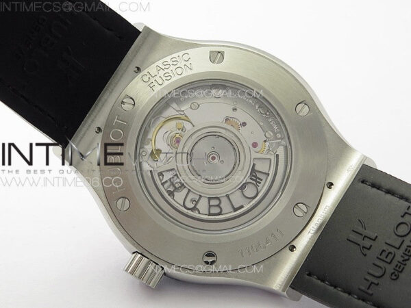 Classic Fusion 42mm SS Paved Diamonds Case And Bezel B50F Paved Diamonds Dial On Blue Gummy Strap A2892 – Bild 17