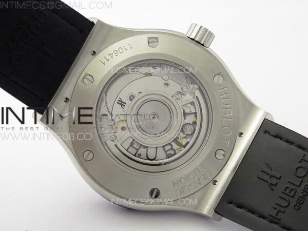 Classic Fusion 42mm SS Paved Diamonds Case And Bezel B50F Paved Diamonds Dial On Blue Gummy Strap A2892 – Bild 18