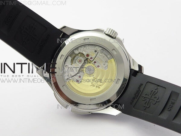 Aquanaut 5164A SS ZF 1:1 Best Edition Black Dial on Black Rubber Strap A324 – Bild 20