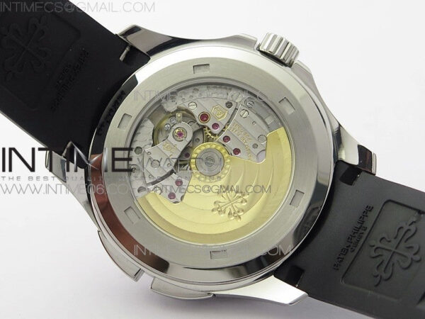 Aquanaut 5164A SS ZF 1:1 Best Edition Black Dial on Black Rubber Strap A324 – Bild 21
