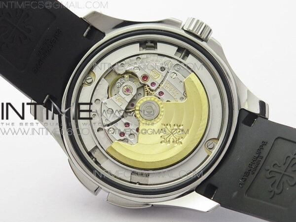 Aquanaut 5164A SS ZF 1:1 Best Edition Black Dial on Black Rubber Strap A324 – Bild 23