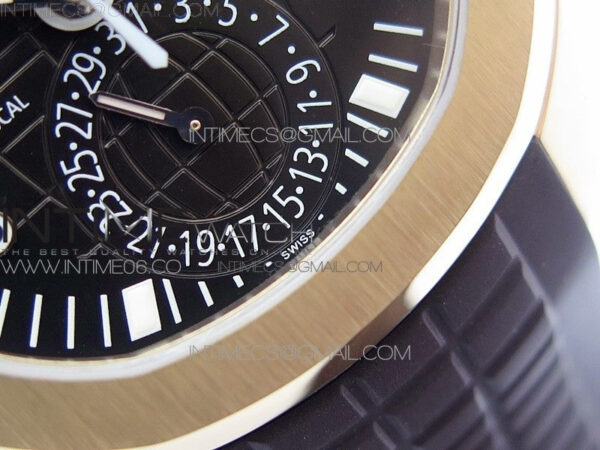 Aquanaut 5164R RG ZF 1:1 Best Edition Brown Dial on Brown Rubber Strap A324 – Bild 6