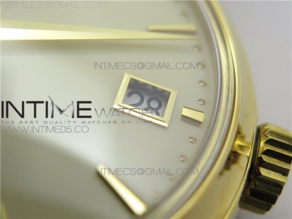 Calatrava 5227R YG ZF 1:1 Best Edition Ivory Dial on Brown Leather Strap A324CS – Bild 6