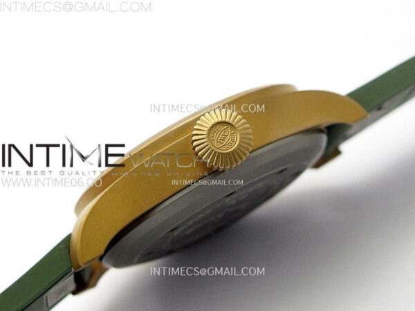 Big Pilot IW329702 Bronze M+F 1:1 Best Edition Green Dial on Green Rubber Strap SEIKO 8N-24 – Bild 8