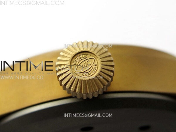 Big Pilot IW329702 Bronze M+F 1:1 Best Edition Green Dial on Green Rubber Strap SEIKO 8N-24 – Bild 9