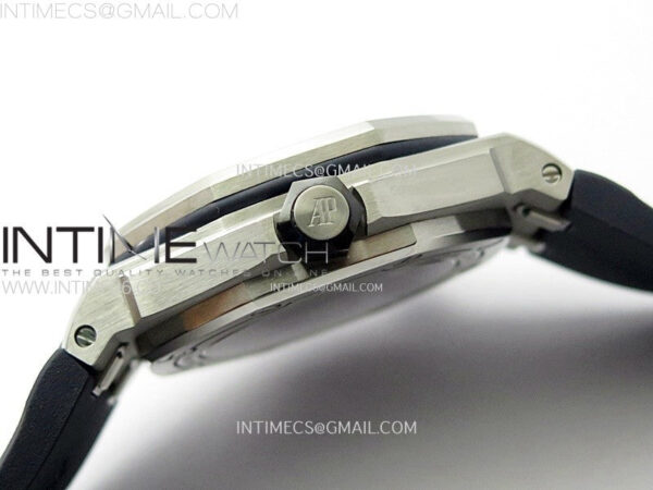 Copy of Royal Oak Offshore Diver 15720 Ceramic Bezel APSF 1:1 Best Edition Black Dial on Black Rubber Strap SA4308 – Bild 11