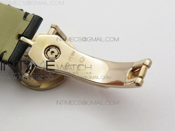 6104P Moon RG Black Dial Diamond Bezel on Black Leather Strap A240 – Bild 11