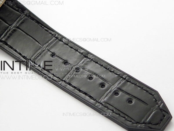 Classic Fusion 42mm RG Paved Diamonds Case And Bezel B50F Paved Diamonds Dial On Black Gummy Strap A2892 – Bild 13