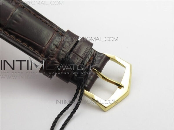 Calatrava 5227R YG ZF 1:1 Best Edition Ivory Dial on Brown Leather Strap A324CS – Bild 13