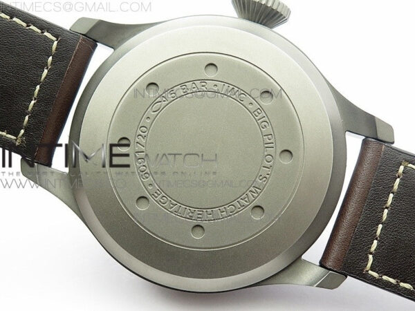 Big Pilot IW501004 TI ZF 1:1 Best Edition Black Dial on Brown Leather Strap A52110 – Bild 17