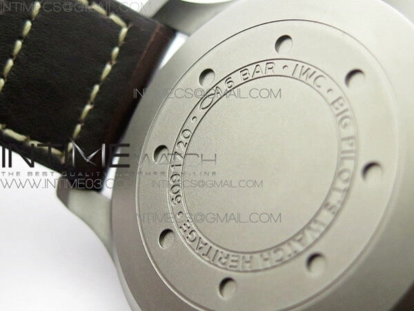 Big Pilot IW501004 TI ZF 1:1 Best Edition Black Dial on Brown Leather Strap A52110 – Bild 18