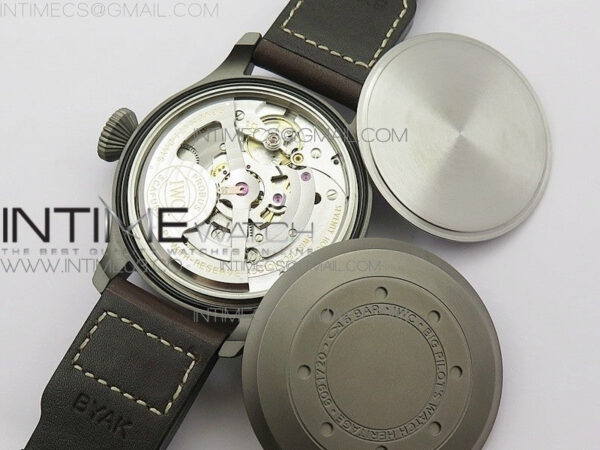 Big Pilot IW501004 TI ZF 1:1 Best Edition Black Dial on Brown Leather Strap A52110 – Bild 22