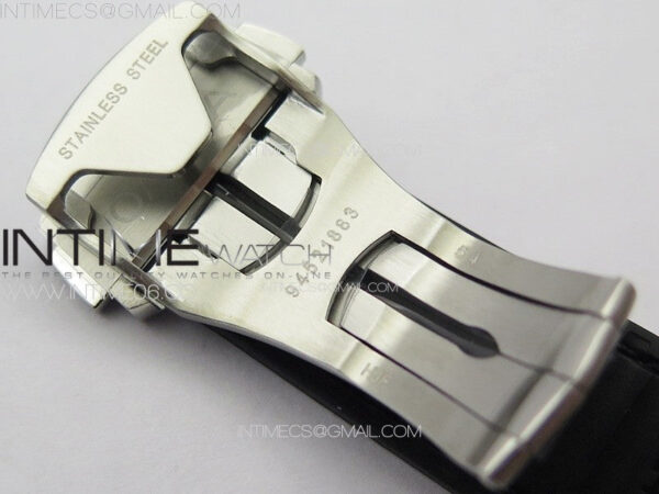 Constellation 39mm SS VSF 1:1 Best Edition Silvevr Textured Dial on Black Leather Strap A8800 – Bild 14