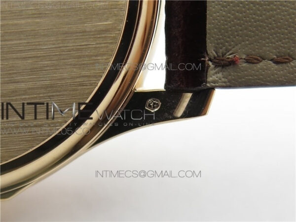 Calatrava 5227R RG ZF 1:1 Best Edition Ivory Dial on Brown Leather Strap A324CS – Bild 15