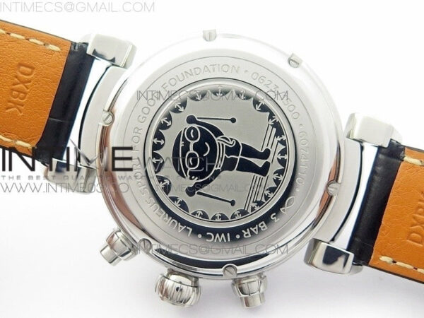 Da Vinci IW393402 SS ZF 1:1 Best Edition Blue Dial SS A7750 On Black Leather Strap – Bild 19