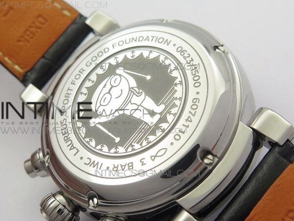 Da Vinci IW393402 SS ZF 1:1 Best Edition Blue Dial SS A7750 On Black Leather Strap – Bild 20