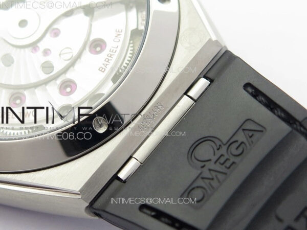 Constellation 39mm SS VSF 1:1 Best Edition Silvevr Textured Dial on Black Leather Strap A8800 – Bild 22