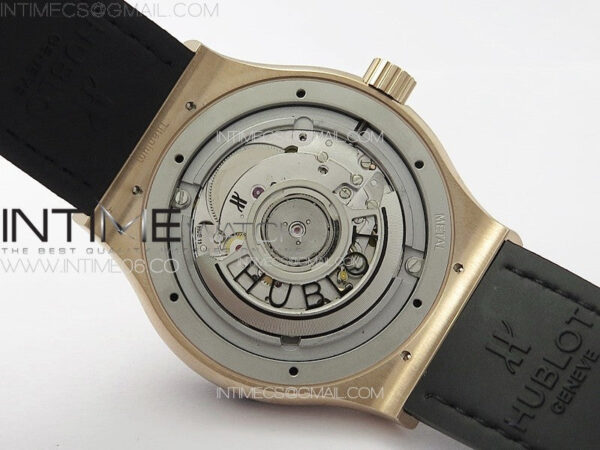 Classic Fusion 42mm RG Paved Diamonds Case And Bezel B50F Paved Diamonds Dial On Gray Gummy Strap A2892 – Bild 20