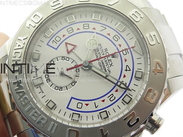 YachtMaster II 116689 SS KF 1:1 Best Edition White Dial On SS Bracelet A7750 – Bild 4