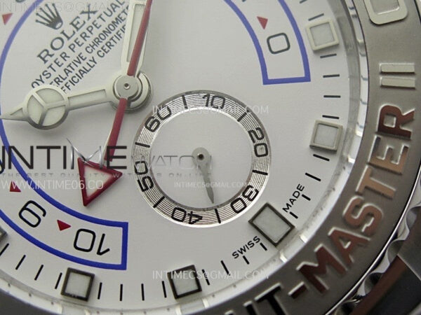 YachtMaster II 116689 SS KF 1:1 Best Edition White Dial On SS Bracelet A7750 – Bild 7
