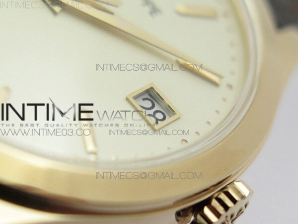 Calatrava 5296R RG ZF 1:1 Best Edition Ivory Dial On Brown Leather Strap 324CS (Free box) – Bild 13