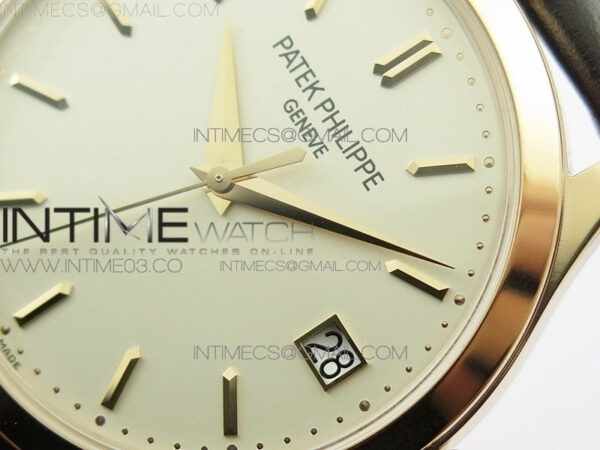 Calatrava 5296R RG ZF 1:1 Best Edition Ivory Dial On Brown Leather Strap 324CS (Free box) – Bild 16