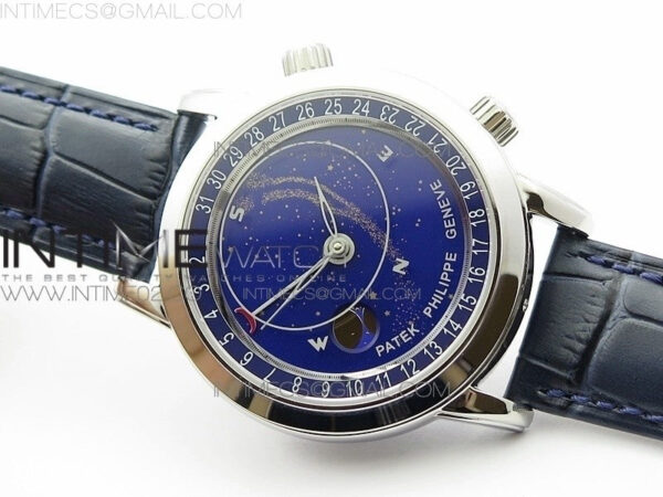 6102P Moon SS Blue Dial on Blue Leather Strap A240 – Bild 2