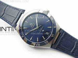 Constellation 41mm Blue Ceramic Bezel SS SBF 1:1 Best Edition Blue Dial on SS Bracelet A8900