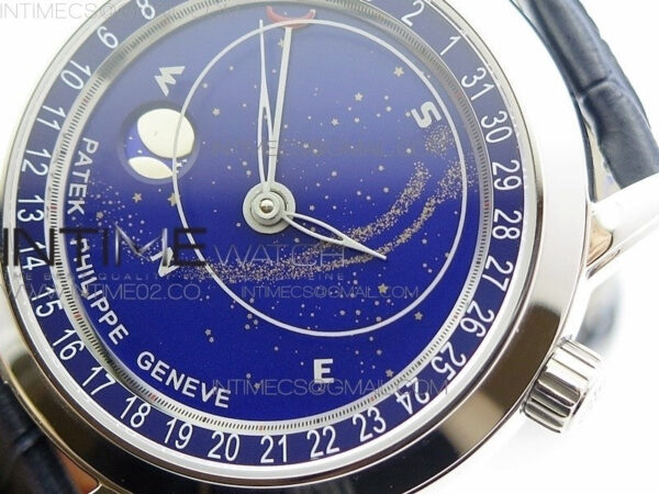 6102P Moon SS Blue Dial on Blue Leather Strap A240 – Bild 4