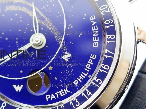 6102P Moon SS Blue Dial on Blue Leather Strap A240 – Bild 5