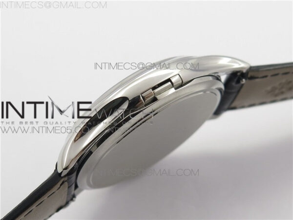 Calatrava 5227R SS ZF 1:1 Best Edition Black Dial on Black Leather Strap A324CS – Bild 6