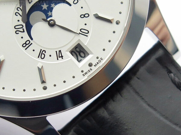 Annual Calendar Complications 5396 SS GRF Best Edition White Dial Sticks Markers on Black leather strap A324 – Bild 6