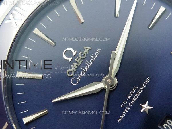 Constellation 41mm Blue Ceramic Bezel SS SBF 1:1 Best Edition Blue Dial on SS Bracelet A8900 – Bild 5