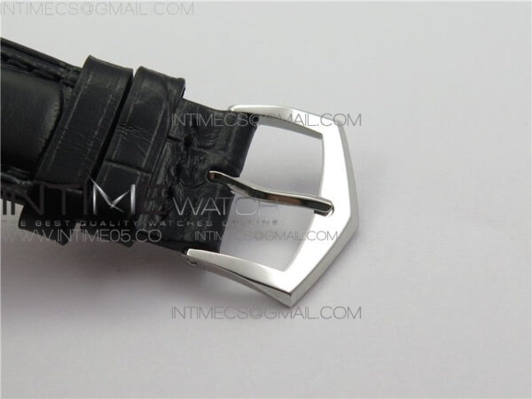 Calatrava 5227R SS ZF 1:1 Best Edition Black Dial on Black Leather Strap A324CS – Bild 7