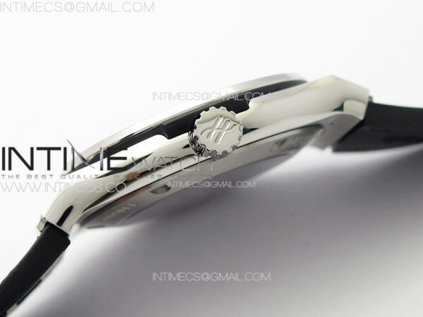 Classic Fusion 42mm SS Paved Diamonds Case And Bezel B50F Paved Diamonds Dial On Black Gummy Strap A2892 – Bild 8