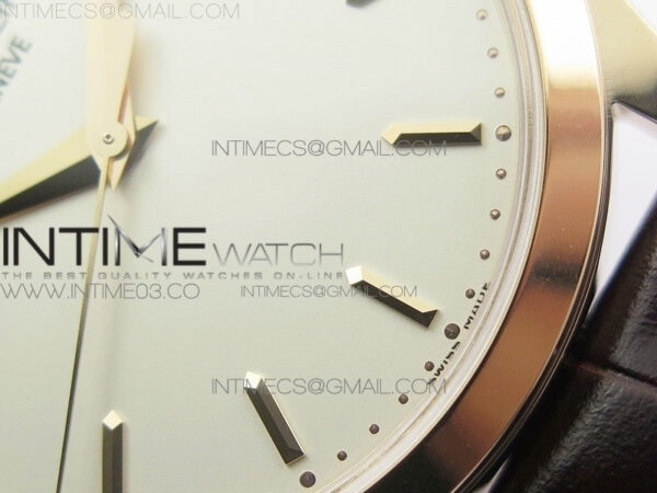Calatrava 5296R RG ZF 1:1 Best Edition Ivory Dial On Brown Leather Strap 324CS (Free box) – Bild 20
