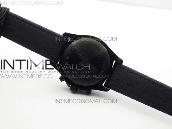 Challenger Chronograph DLC Black Dial on Rubber Strap A7750 – Bild 11