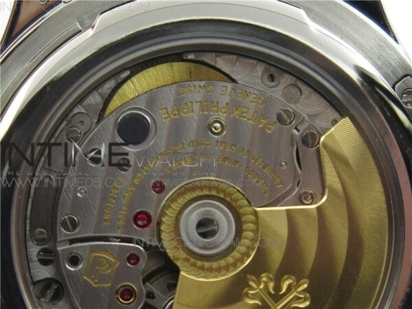 Calatrava 5227R SS ZF 1:1 Best Edition Black Dial on Black Leather Strap A324CS – Bild 13