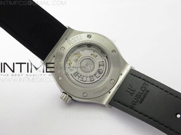 Classic Fusion 42mm SS Paved Diamonds Case And Bezel B50F Paved Diamonds Dial On Black Gummy Strap A2892 – Bild 15
