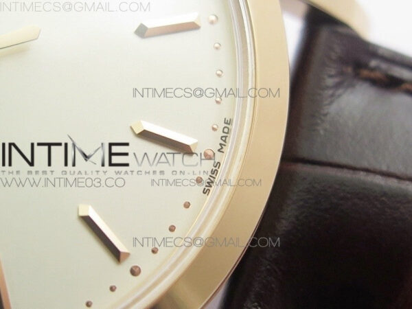 Calatrava 5296R RG ZF 1:1 Best Edition Ivory Dial On Brown Leather Strap 324CS (Free box) – Bild 22