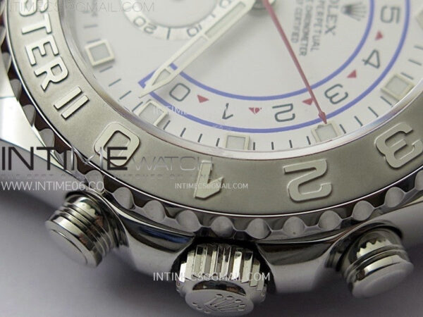 YachtMaster II 116689 SS KF 1:1 Best Edition White Dial On SS Bracelet A7750 – Bild 11