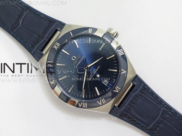 Constellation 41mm Blue Ceramic Bezel SS SBF 1:1 Best Edition Blue Dial on SS Bracelet A8900 – Bild 29