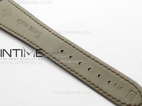 Annual Calendar Moonphase 5396 RG PPF 1:1 Best Edition White Sticks Dial on Black Leather Strap PPF324 – Bild 19