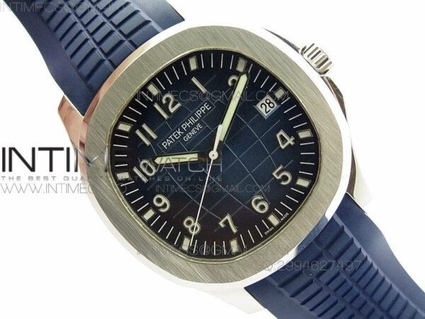 Aquanaut Jumbo 42mm SS BP 1:1 Best Edition Blue Dial on Blue Rubber Strap 9015 to PP324CS – Bild 2