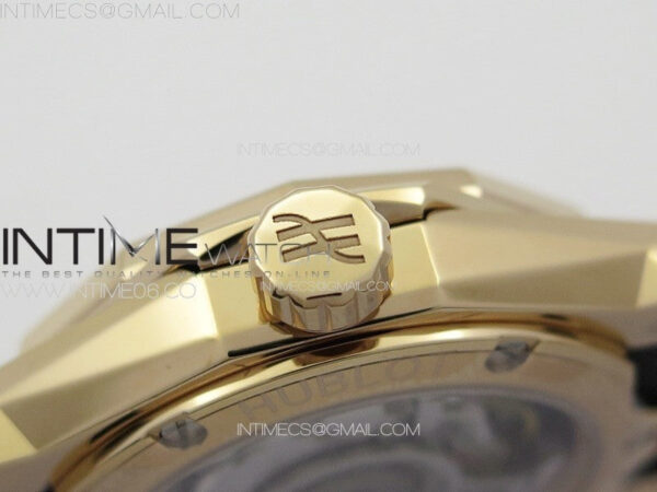 Classic Fusion Orlinski RG Full Diamonds APSF 1:1 Best Edtion White Faceted Dial on White Rubber Strap A2892 – Bild 9