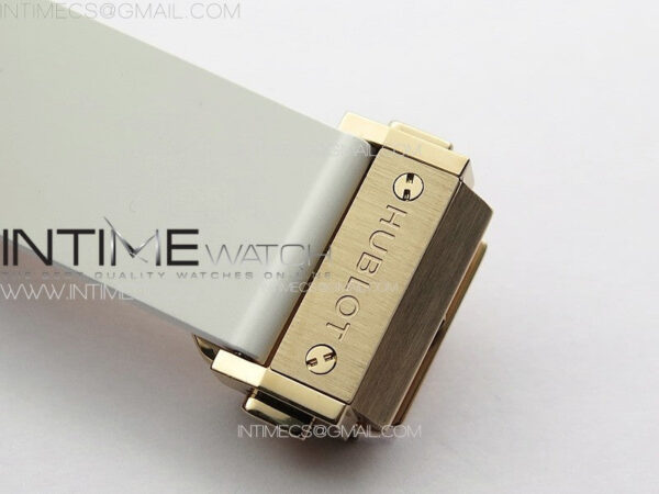 Classic Fusion Orlinski RG Full Diamonds APSF 1:1 Best Edtion White Faceted Dial on White Rubber Strap A2892 – Bild 11