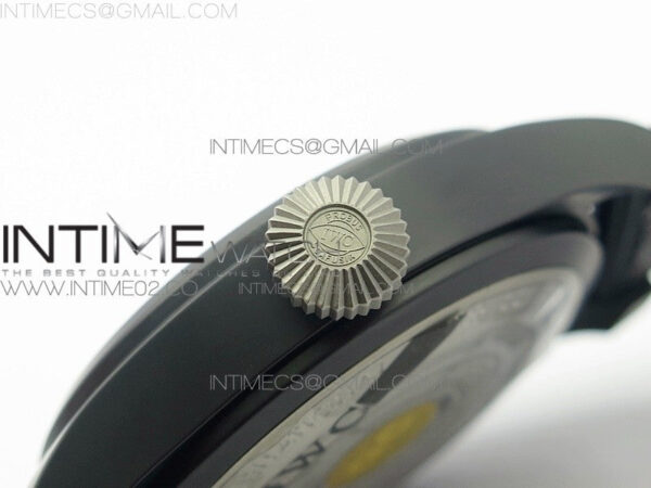 Big Pilot Real PR IW502001 Real Ceramic V2 ZF 1:1 Best Edition Black Dial on Black Calfskin Strap A51111 – Bild 11