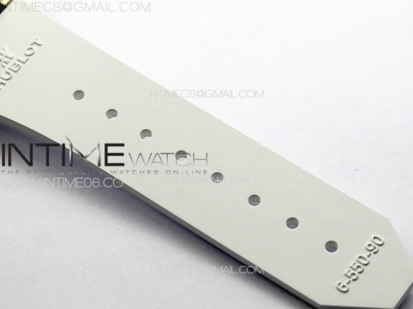 Classic Fusion Orlinski RG Full Diamonds APSF 1:1 Best Edtion White Faceted Dial on White Rubber Strap A2892 – Bild 15